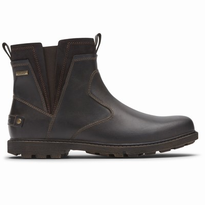 Botas Chelsea Rockport Storm Surge Waterproof Homem Marrom PT-65980